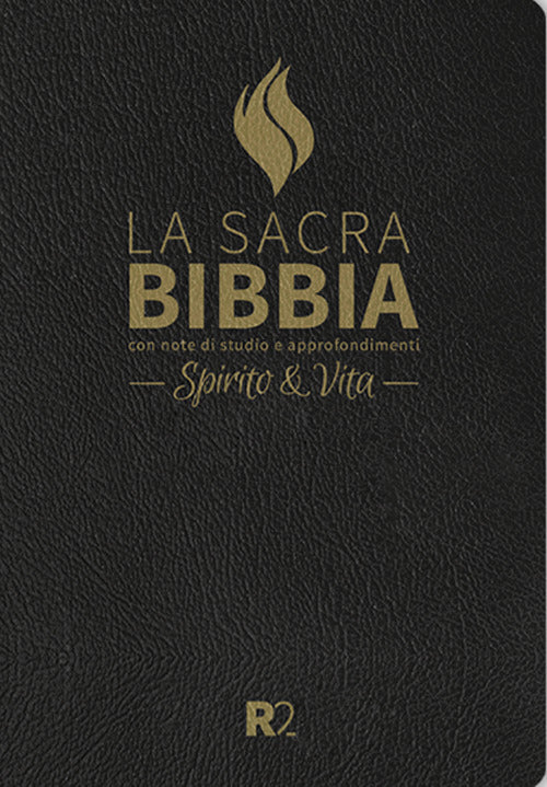 Bibbia R2. Spirito e vita. Ediz. pelle sintetica nera