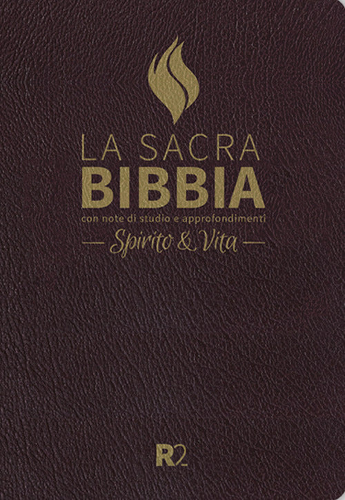 Bibbia R2. Spirito e vita. Ediz. pelle sintetica bordeaux