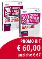Kit concorso carriera prefettizia 200 posti. Manuale e quiz