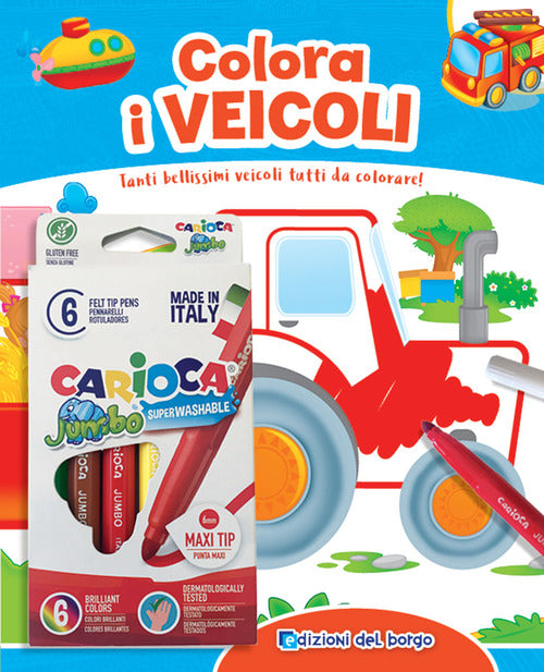Colora i veicoli. Tanti bellissimi veicoli tutti da colorare!