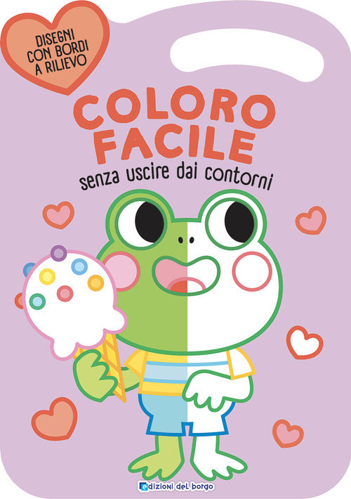 Rana. Coloro facile. Senza uscire dai contorni