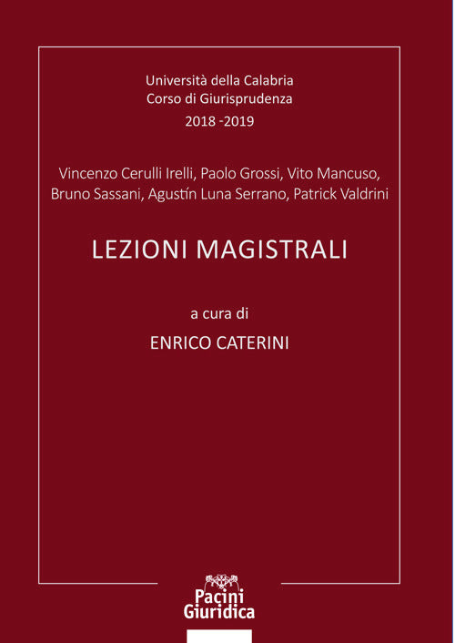 Lezioni magistrali