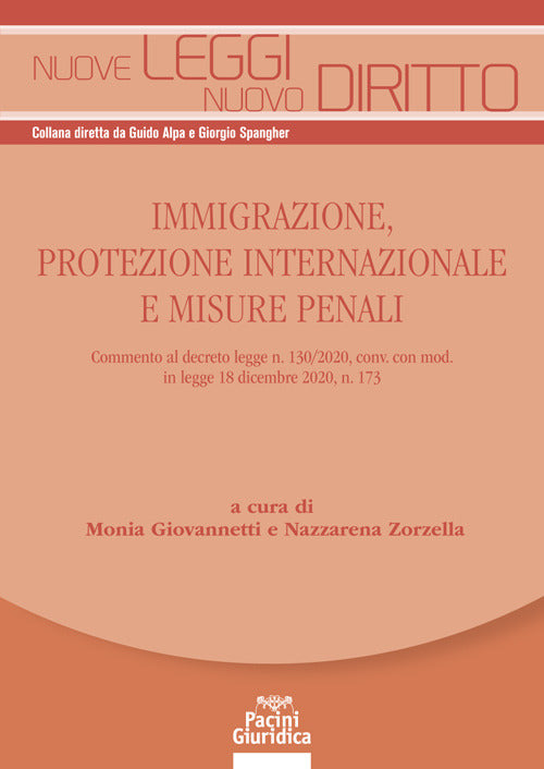 Immigrazione, protezione internazionale e misure penali