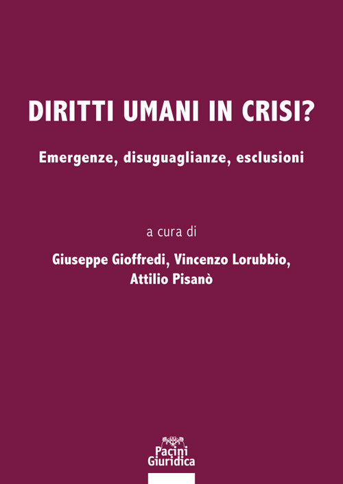 Diritti umani in crisi? Emergenze, disuguaglianze, esclusioni
