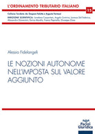 Le nozioni autonome nellimposta sul valore aggiunto