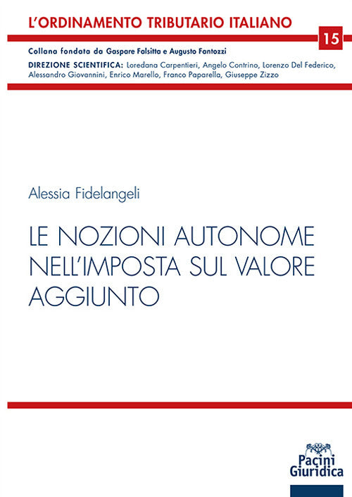 Le nozioni autonome nellimposta sul valore aggiunto