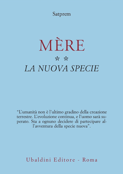 Mère. Vol. 2: La nuova specie
