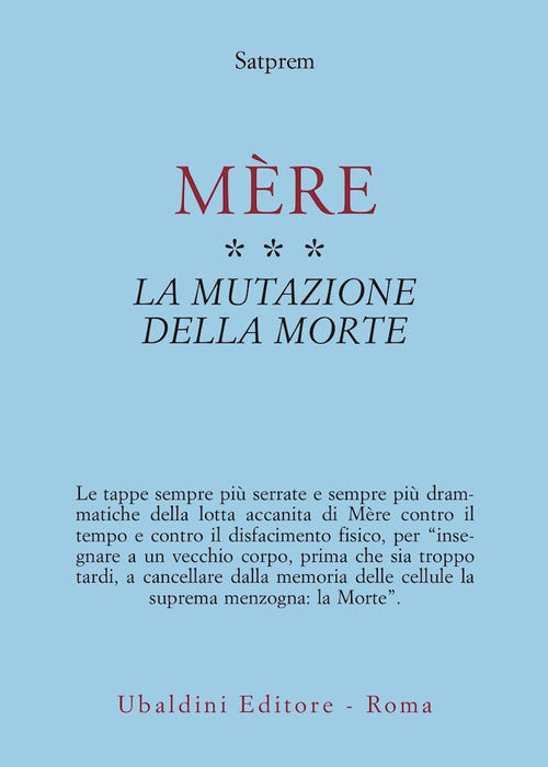 Mre. Vol. 3: La mutazione della morte