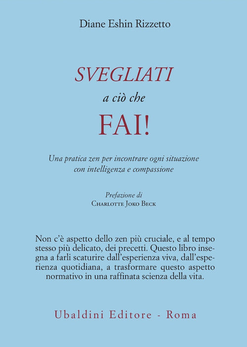 Svegliati a ci che fai! Una pratica zen per incontrare ogni situazione con intelligenza e compassione