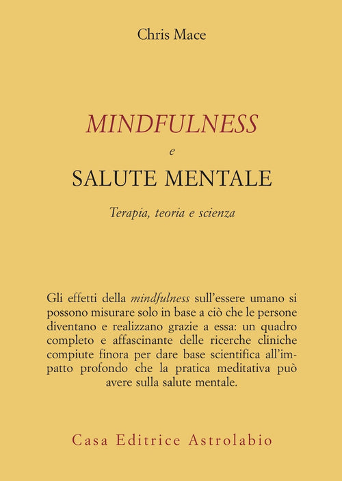 Mindfulness e salute mentale. Terapia, teoria e scienza