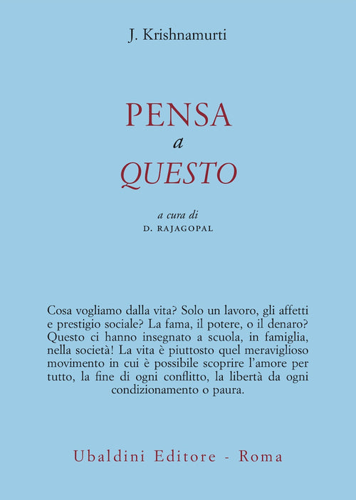 Pensa a questo