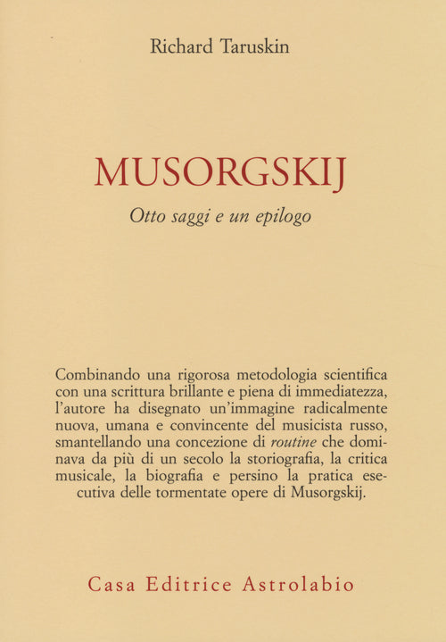 Musorgskij. Otto saggi e un epilogo