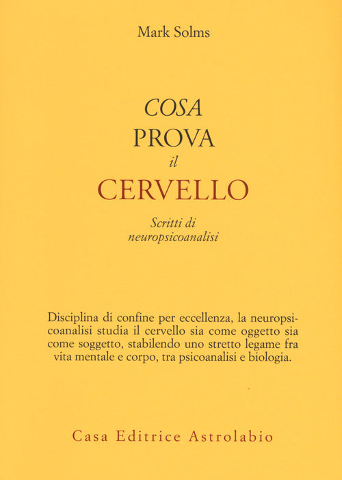 Cosa prova il cervello. Scritti di neuropsicoanalisi