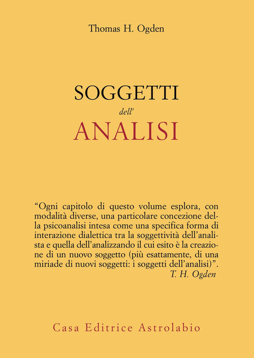 Soggetti dell'analisi