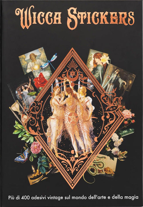 Wicca stickers. Pi di 400 adesivi vintage sul mondo dell'arte e della magia