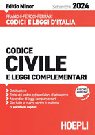 Codice civile e leggi complementari. Settembre 2024. Ediz. minor