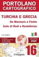 Portolano cartografico. Turchia e Grecia: da Marmaris a Finike, Isole di Rodi e Kastellorizo
