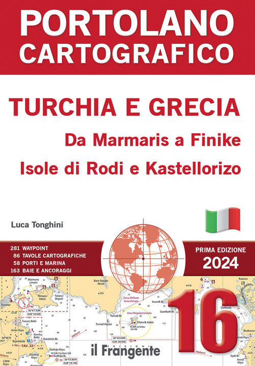 Portolano cartografico. Turchia e Grecia: da Marmaris a Finike, Isole di Rodi e Kastellorizo
