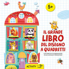 Il grande libro del disegno a quadretti. Con esercizi di coordinazione oculo manuale e pregrafismo