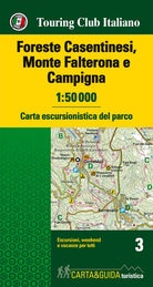 Foreste Casentinesi, Monte Falterone e Campigna 1:50.000. Carta escursionistica del parco