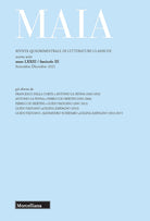 Maia. Rivista di letterature classiche. Vol. 3: Il teatro dell'oratoria. Parole, immagini, scenari e drammaturgia nell’oratoria antica, tardoantica e medievale
