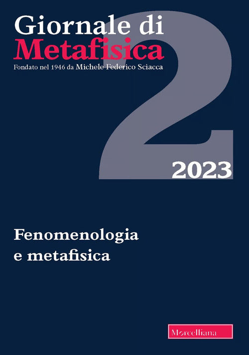 Giornale di metafisica. Vol. 2: Fenomenologia e metafisica