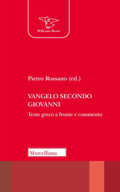 Vangelo secondo Giovanni. Testo greco a fronte e commento