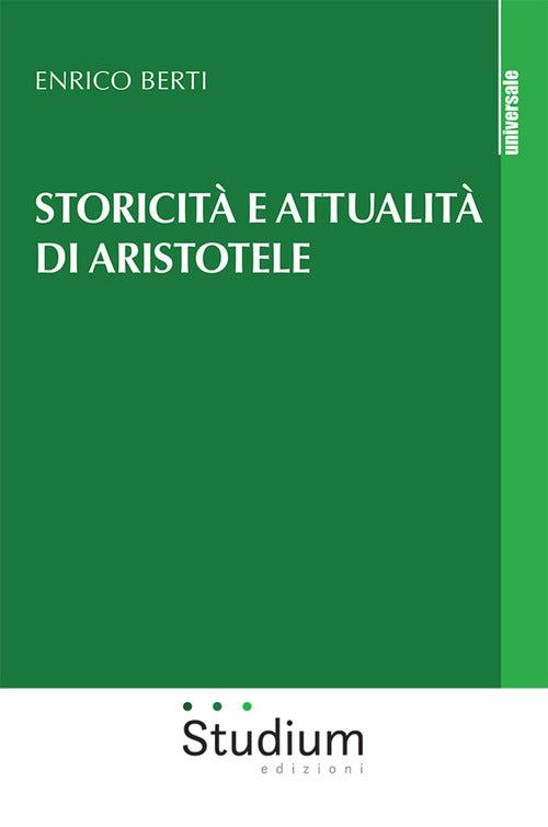 Storicit e attualit di Aristotele