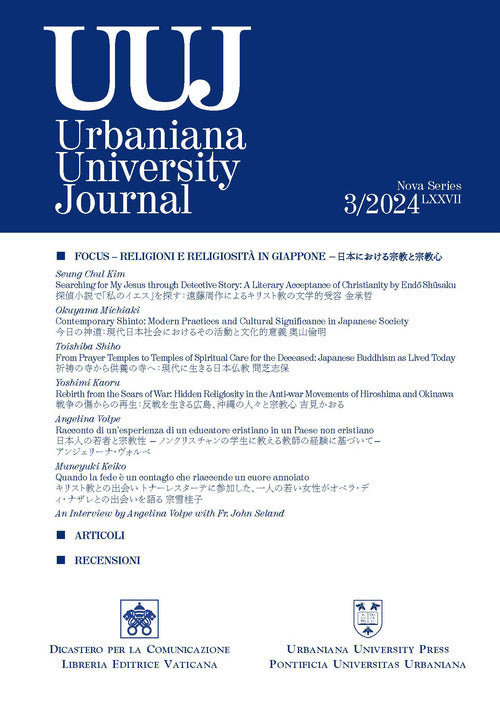 Urbaniana University Journal. Vol. 3: Religioni e religiosit in Giappone