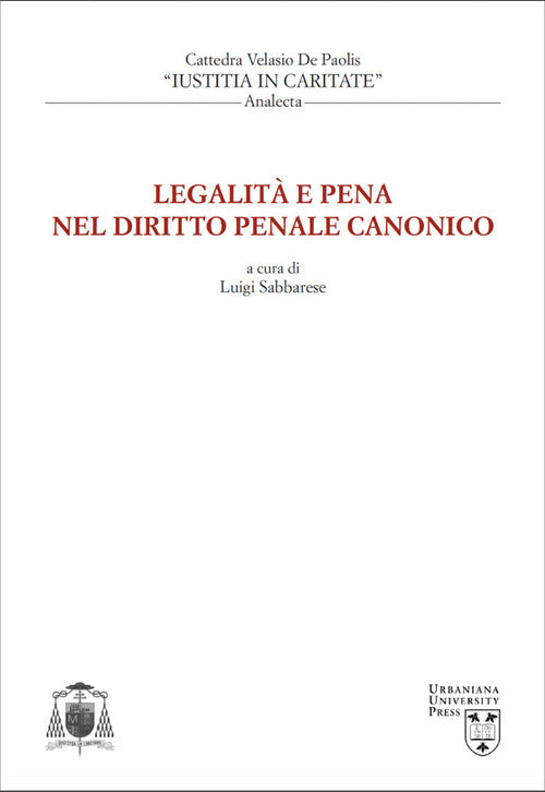Legalit e pena nel diritto penale canonico
