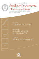 Studia et documenta historiae et iuris. Vol. 84
