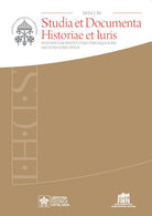 Studia et documenta historiae et iuris. Vol. 90