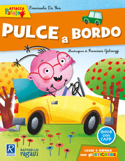 Pulce a bordo. Con adesivi