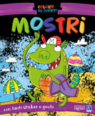 Mostri. Coloro e mi diverto. Con adesivi
