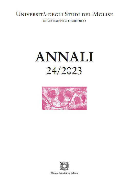 Annali del Dipartimento di scienze giuridico-sociali e dell'amministrazione. Vol. 24