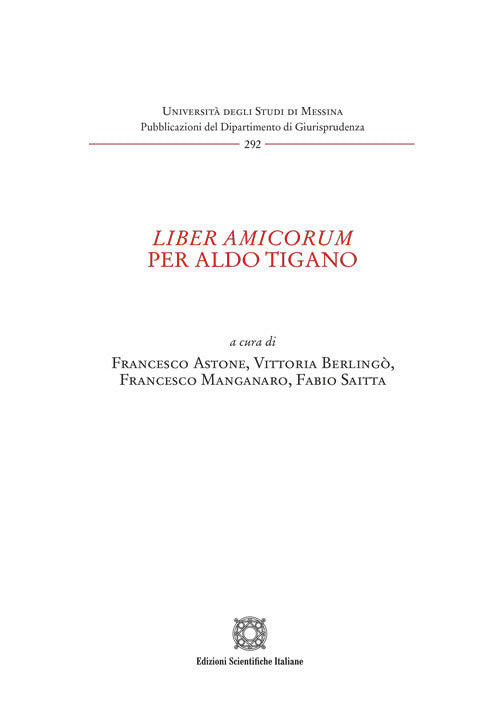 Liber amicorum per Aldo Tigano