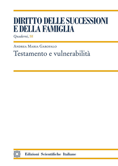 Testamento e vulnerabilit