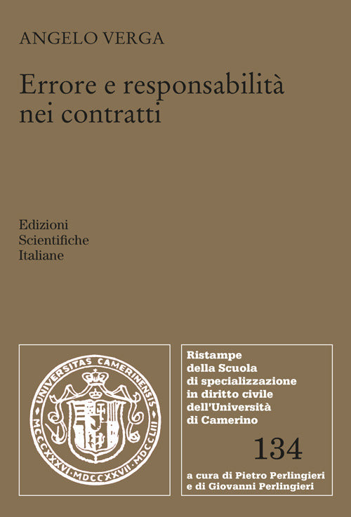 Errore e responsabilit nei contratti