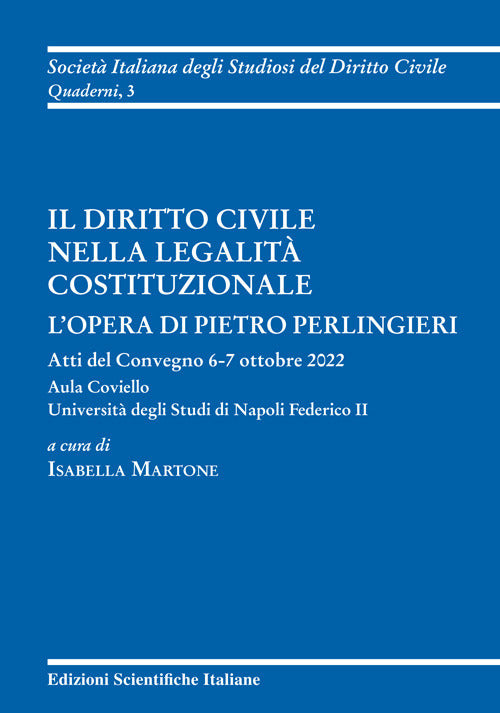 Il diritto civile nella legalit costituzionale