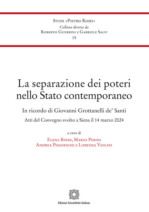 La separazione dei poteri nello Stato contemporaneo