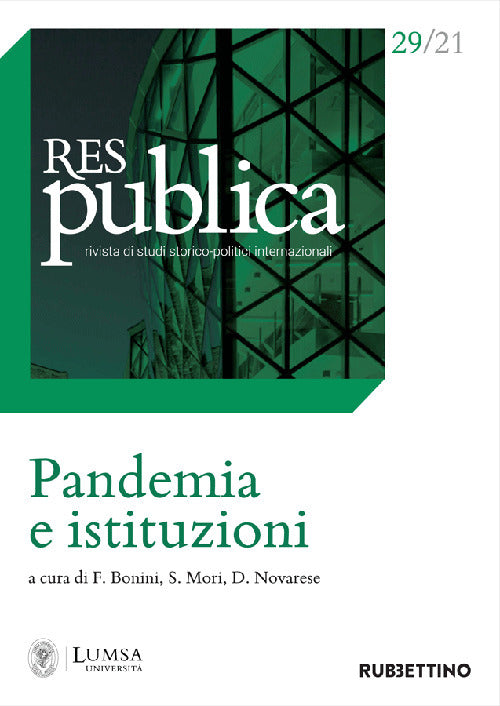 Res publica. Vol. 29: Pandemia e istituzioni