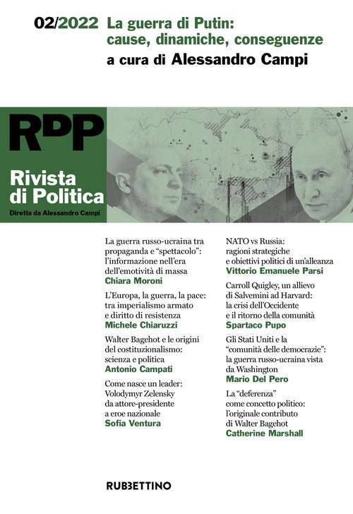 Rivista di politica. Vol. 2: La guerra di Putin: cause, dinamiche, conseguenze