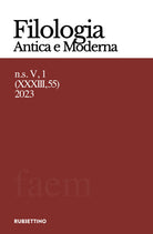 Filologia antica e moderna. Vol. 55: Lirica. Forme e temi, persistenze e discontinuità