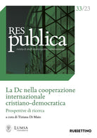 Res publica. Vol. 33: La Dc nella cooperazione internazionale cristiano-democratica. Prospettive di ricerca
