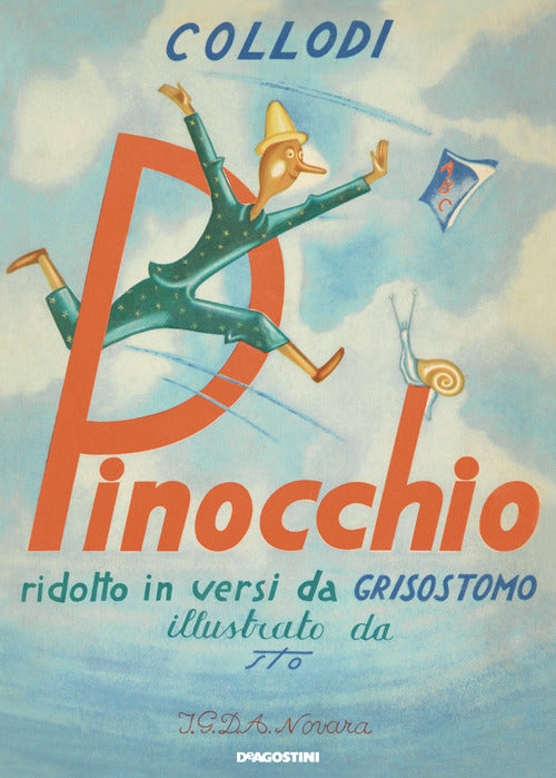 Pinocchio ridotto in versi da Grisostomo (rist. anast. Novara, 1948)