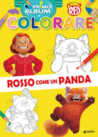 Rosso come un panda. Red. Primo album da colorare