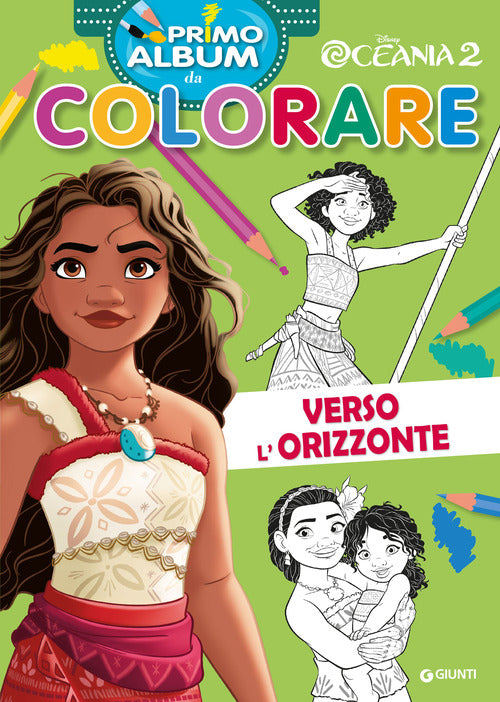 Verso l'orizzonte. Oceania 2. Primo album da colorare