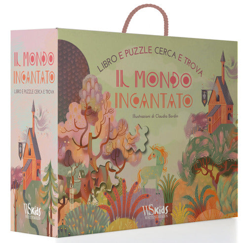 Il mondo incantato. Libro e puzzle cerca e trova