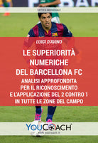 Le superiorità numeriche del Barcellona FC. Analisi approfondita per il riconoscimento e l’applicazione del 2 contro 1 in tutte le zone del campo