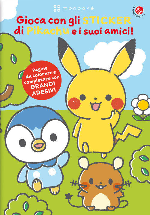 Gioca con gli sticker di Pikachu e i suoi amici! Monpok